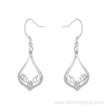 925 Silver Earrings Women Jewelry Drop Fancy Earrings